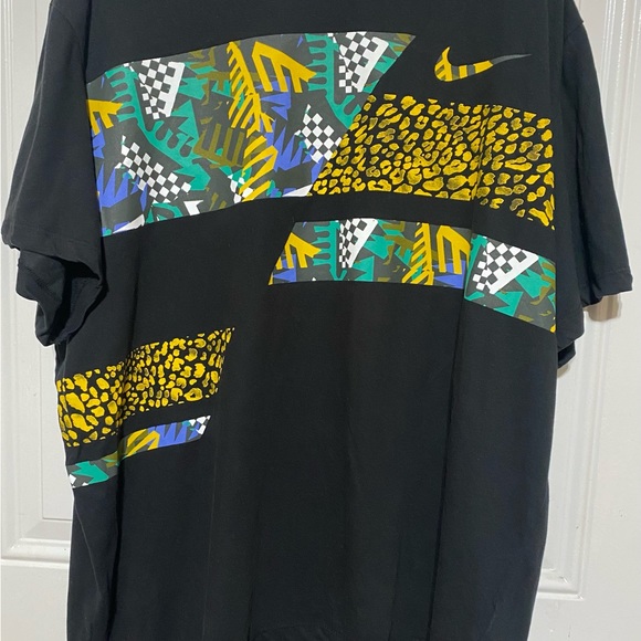 Nike Dry Culture Clash T-shirt Black Short Sleeve Tee Large Or - Picture 2 of 10